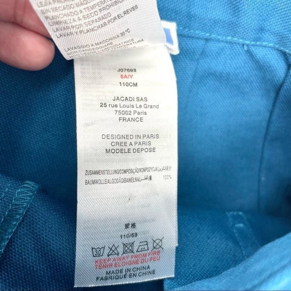 JACADI Paris Girls Pleated Blue Twill Skort Size 5 - Picture 3 of 6